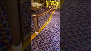 carpet fitting installation public areas  border work on cruise ship [upl. by Ennoirb]