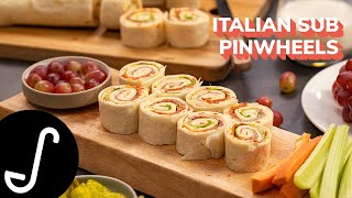 Quick and Easy Italian Sub Pinwheels [upl. by Ysied]