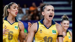 BRASIL X ESTADOS UNIDOS AO VIVO  VOLEI FEMININO SEMIFINAL OLIMPIADAS PARIS 2024  COMENTÁRIOS [upl. by Ahsead]