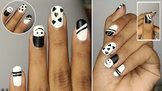 How To do Nail art for beginners 🔥  How to paint your nails Perfectly with short nails  RG [upl. by Ambrosine]