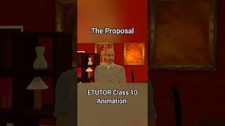 Funny 🤣 Clip from The Proposal class 10 English  Animated  Etutor [upl. by Holbrook]