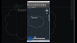 Draw a perfect cloud in AutoCAD 2023 [upl. by Nonnahsed848]