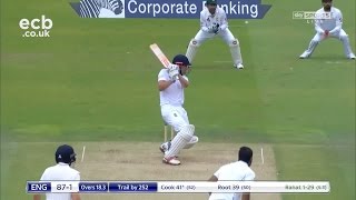 Chris Woakes 670 Alastair Cook 81 Yasir Shah 564  Lords highlights [upl. by Buyse]