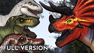 Ultimasaurus vs TRex Spinosaurus Indominus Rex  Animation Full Version [upl. by Yellehs]