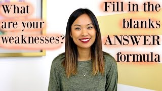 What are Your Weaknesses  Sample Answer [upl. by Alracal749]