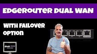 How To Setup EdgeRouter With Dual Wan Plus Failover [upl. by Ornas]