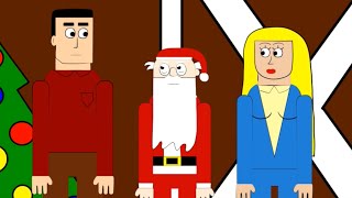 Santa Claus Reaction to Christmas TV Romance Movies Animated Short [upl. by Englebert]