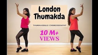 London Thumakda  Queen  Easy Dance Steps  Thumka Souls Choreography [upl. by Ellinad]