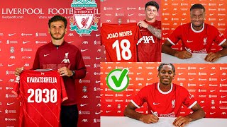 Liverpool Deal Done For 3 Players✅Arne Slot Forward amp Midfielder Signs 🔥Frimpong Welcome⛔Neves Agree [upl. by Georgianne148]