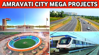 Amravati city mega projects  Amravati smart city  Amravati Andhra pradesh  Uni facts [upl. by Nimajneb536]