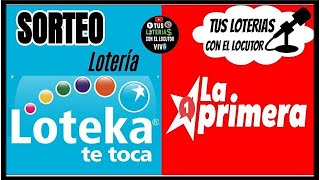 Sorteo LOTEKA TE TOCA LA PRIMERA En VIVO de hoy sabado 6 de abril del 2024 loteka envivo [upl. by Snook]