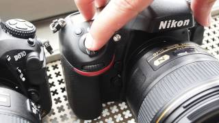 Nikon D800 vs D810 shutter sound [upl. by Klump982]