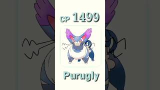 First Time 🌈 Using Purugly 🌀 in Great League  Zygard and Sylveon 💮 shorts pokemogo [upl. by Selway]