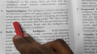 Gardners multiple intelligence theory Psychology In தமிழ் ☺👍👌 [upl. by Nylevol]