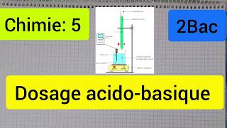 dosage acido basique  2Bac [upl. by Sivat]