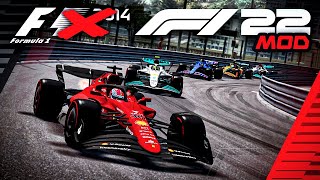 F1 2014 ACTUALIZADO A LA TEMPORADA 2022 Y CON NUEVOS CHASIS [upl. by Layney]