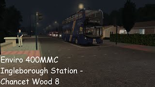 OMSI 2  Enviro 400MMC  Ingleborough Station  Chancet Wood 8 [upl. by Lucho]