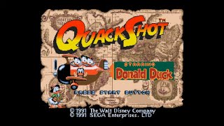 Quackshot  Mega Drive [upl. by Nosle480]