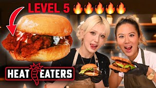 JEON SOMI Kitchen Takeover  Rating NYCs SPICIEST Chicken Sandwiches  Heat Eaters [upl. by Agemo]