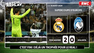 Real MadridAtalanta  Les comms RMC du 1er trophée de la saison du Real et du 1er but de Mbappé [upl. by Kcyred]