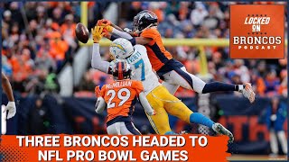 Denver Broncos Justin Simmons Patrick Surtain Marvin Mims selected to 2024 NFL Pro Bowl Games [upl. by Einnoj331]