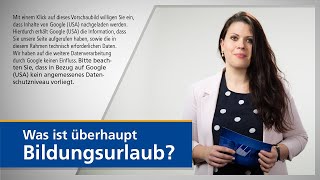 Was ist Bildungsurlaub DAATechnikum [upl. by Eiznek]