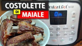 INSTANT POT  Come fare le COSTOLETTE DI MAIALE [upl. by Alilak612]