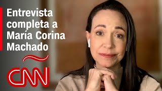 Entrevista completa a María Corina Machado candidata presidencial opositora venezolana [upl. by Anilak]