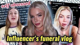 INSENSITIVE INFLUENCER DECIDED TO MAKE A FUNERAL VLOG  TASHA PAIGE EXPOSED [upl. by Paik252]