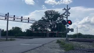 SecoMurphy Rd Grade Crossing Malfunction near Wilmington IL [upl. by Stafani664]