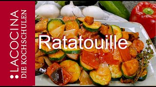 Knackiges Ratatouille zubereiten  Französische Küche  Rezept der La Cocina [upl. by Edgard]