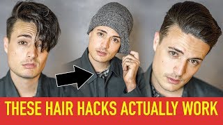 5 WEIRD Hairstyle Hacks for Better Hair That Actually Work [upl. by Notwen516]