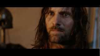 Aragorn receives Anduril forged from the shards of Narsil [upl. by Garlinda]