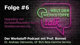 Welt der Werkstoffe  talk Folge 6 Andreas Ostrowicki Strahlenvernetzung von Kunststoffbauteilen [upl. by Oakleil]