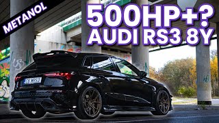 Audi RS3 STAGE 2  METANOL Co daje  500HP [upl. by Yelroc]