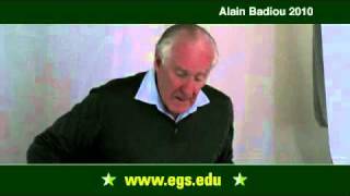 Alain Badiou Philosophy and Time 2010 [upl. by Anima]