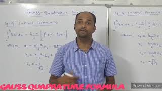 Prof Nilesh Ashtankar Gauss Quadrature Formula [upl. by Leugimsiul]