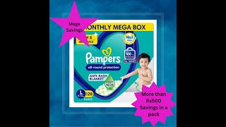 Pampers Diapers  Large size [upl. by Shelburne24]