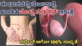 Ovulation bleeding Ovulation pain in Kannada language ಈ ದಿನ 100 ಗರ್ಭಿಣಿ ಆಗೋ ಸಾಧ್ಯತೆ ಇರುತ್ತೆ [upl. by Loreen807]