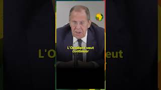 Lavrov quotLOccident ne veut pas négocier honnêtementquot [upl. by Grega226]