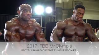 2017 IFBB MrOlympia Bodybuilding Backstage Video Pt1 [upl. by Aennil]