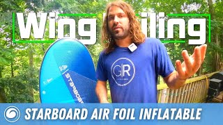 Starboard Air Foil Deluxe Inflatable Wing Foil Board [upl. by Cort]