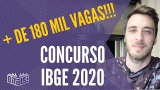 Concurso IBGE Recenseador 2020  Como passar sem fazer cursinho [upl. by Gennie]