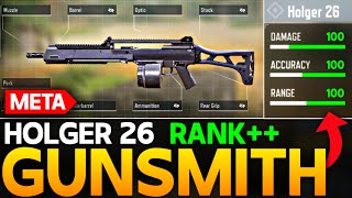 HOLGER 26 BEST GUNSMITH IN COD MOBILE  CALL OF DUTY MOBILE BEST HOLGER 26 CLASS SETUP [upl. by Eiramait]