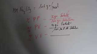 Calculez la molarité la normalité et la molalité dune solution de Na2CO3 [upl. by Xuaegram]