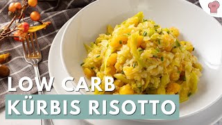 Das beste Kürbis 🎃 Risotto das du je essen wirst  mit Shileo Konjak Reis  Low Carb Rezept [upl. by Octavus]