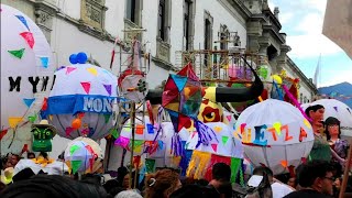 GRAN DESFILE DE MONOS DE CALENDA Y MARMOTAS  OAXACA [upl. by Ellmyer]