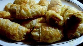 Börek aus Yufka im Wasserbad Banyolu börekmeinerezepte [upl. by Alrep44]