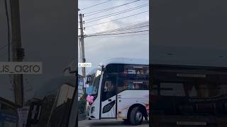 Brand New Punchiry Travels Volvo 9600 Sleeper entering the petrol pump for its inaugural ride [upl. by Guillemette]