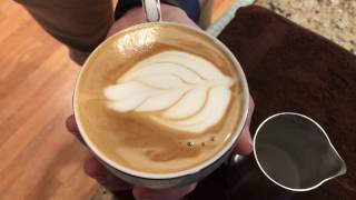 How To Make Latte Art With Almond Milk [upl. by Scribner]